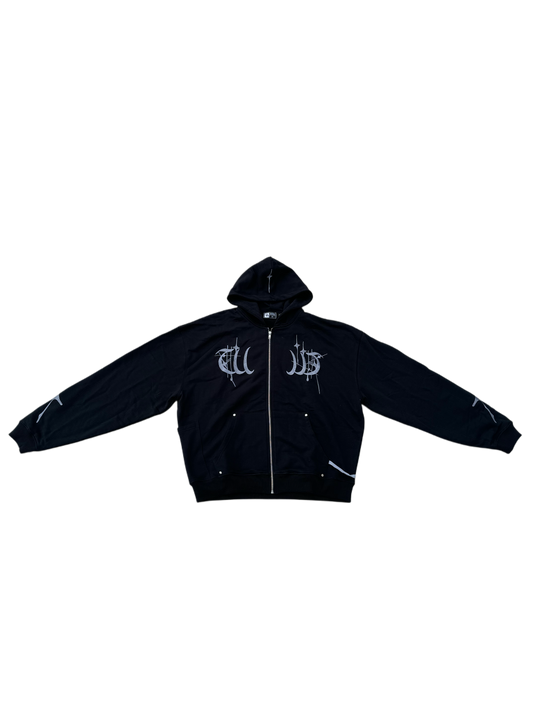 JET BLACK WARBABY ZIPPER